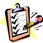 clipart pencil checklist