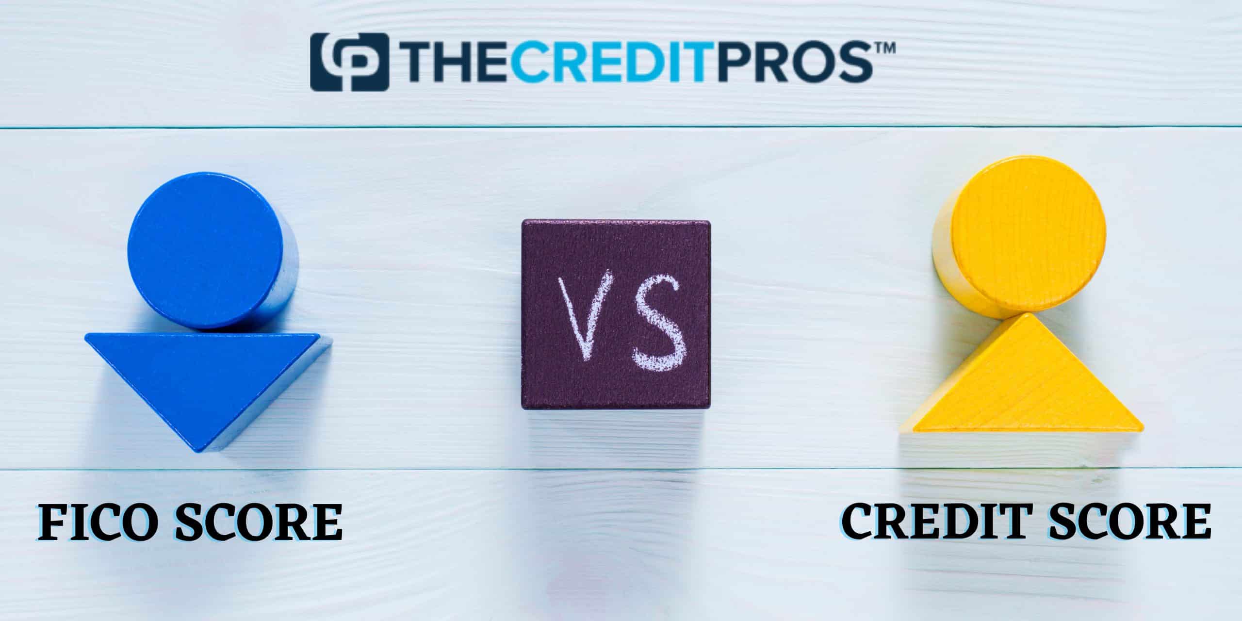 FICO score vs. credit score