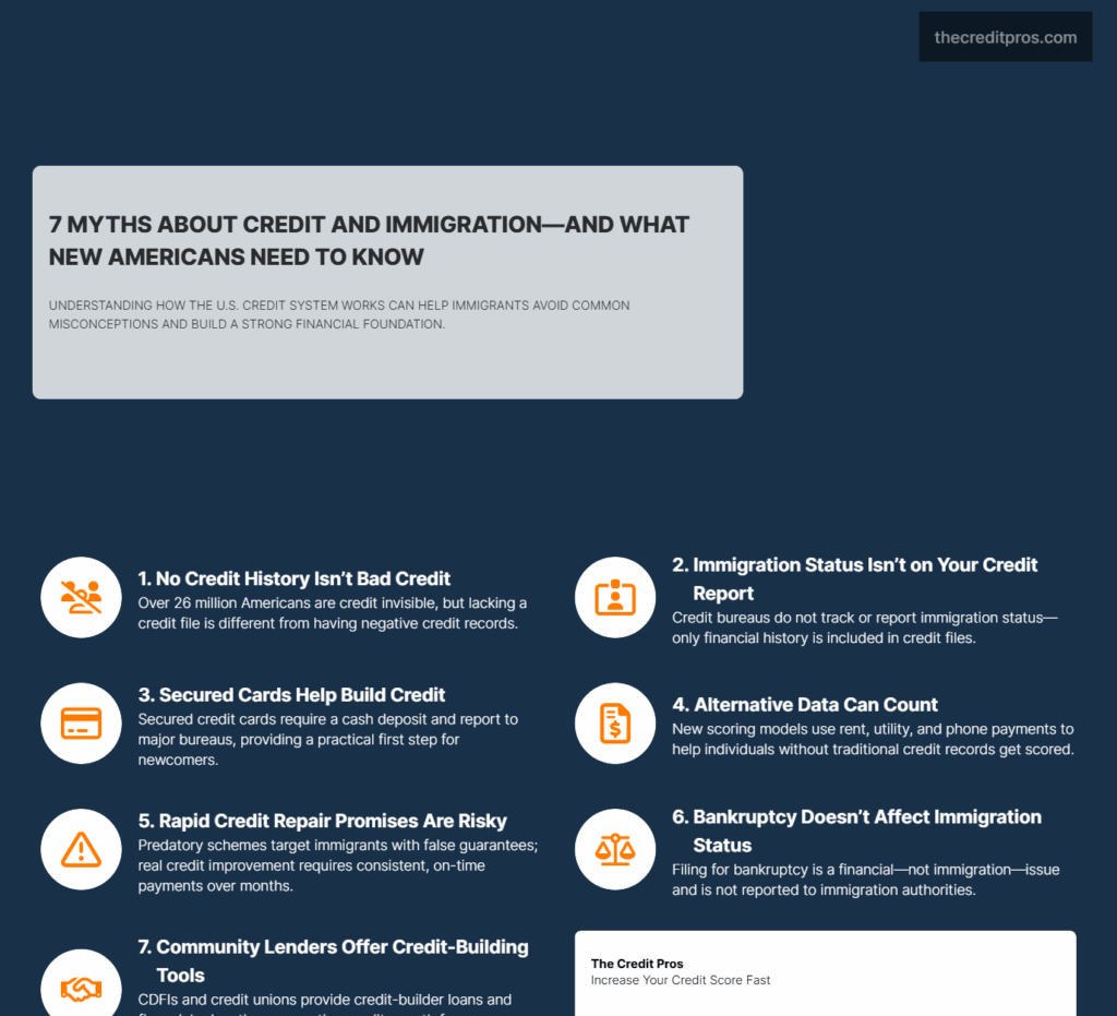 Credit Score Myths: Separating Fact from Fiction for Immigrants 4 credit score myths separating fact from fiction for immigrants