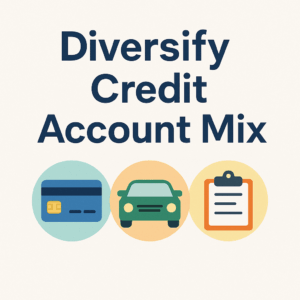 diversify credit account mix