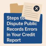 Steps to Dispute Public Records Errors in Your Credit Report 1 dispute public records credit report