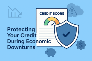 protect credit score during economic downturns
