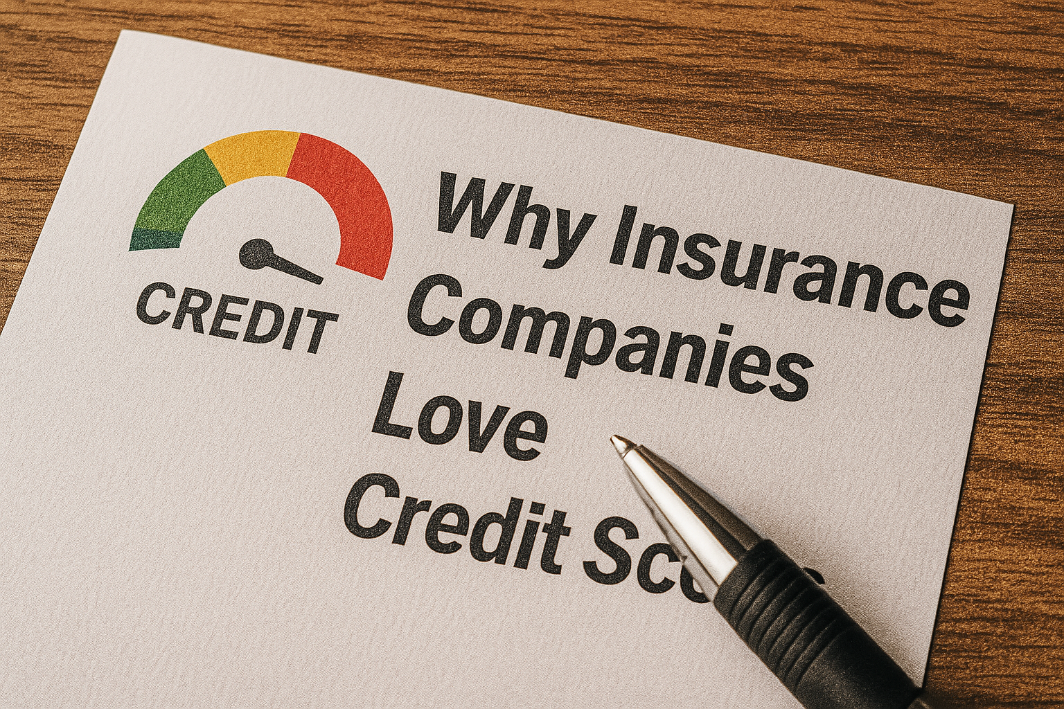 Why Insurance Companies Love Credit Scores — and How to Save Anyway 2 Why Insurance Companies Love Credit Scores — and How to Save Anyway