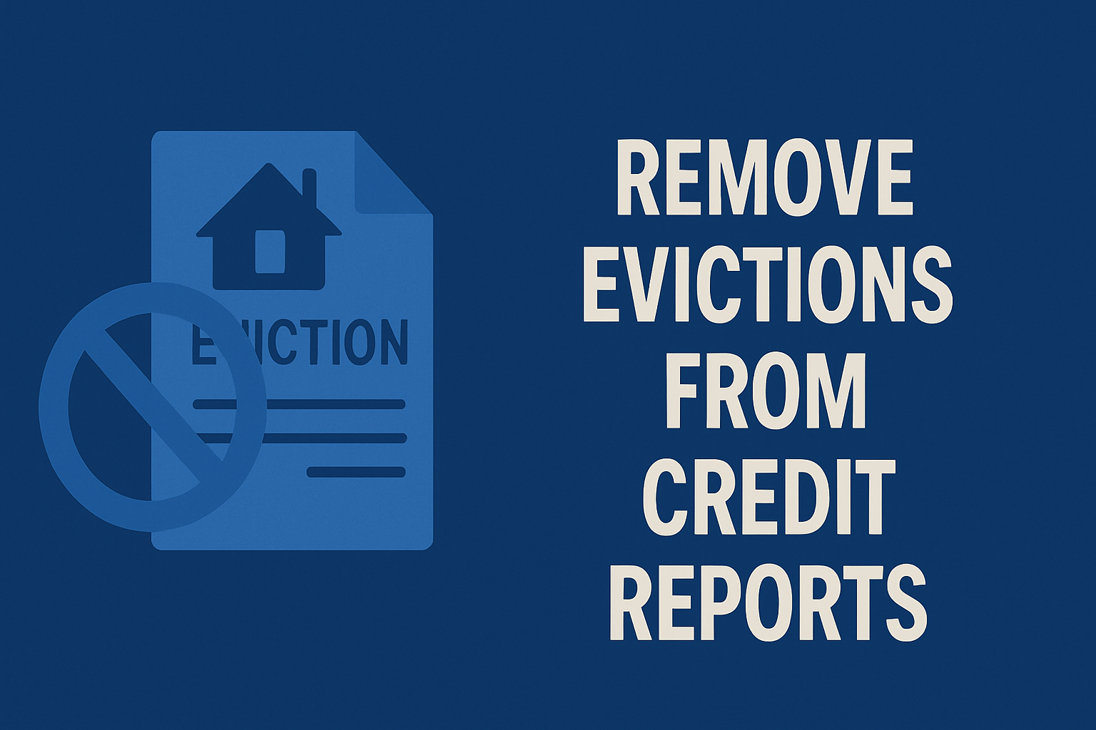 Steps to Remove Evictions from Credit Reports 1 eviction removal from credit report