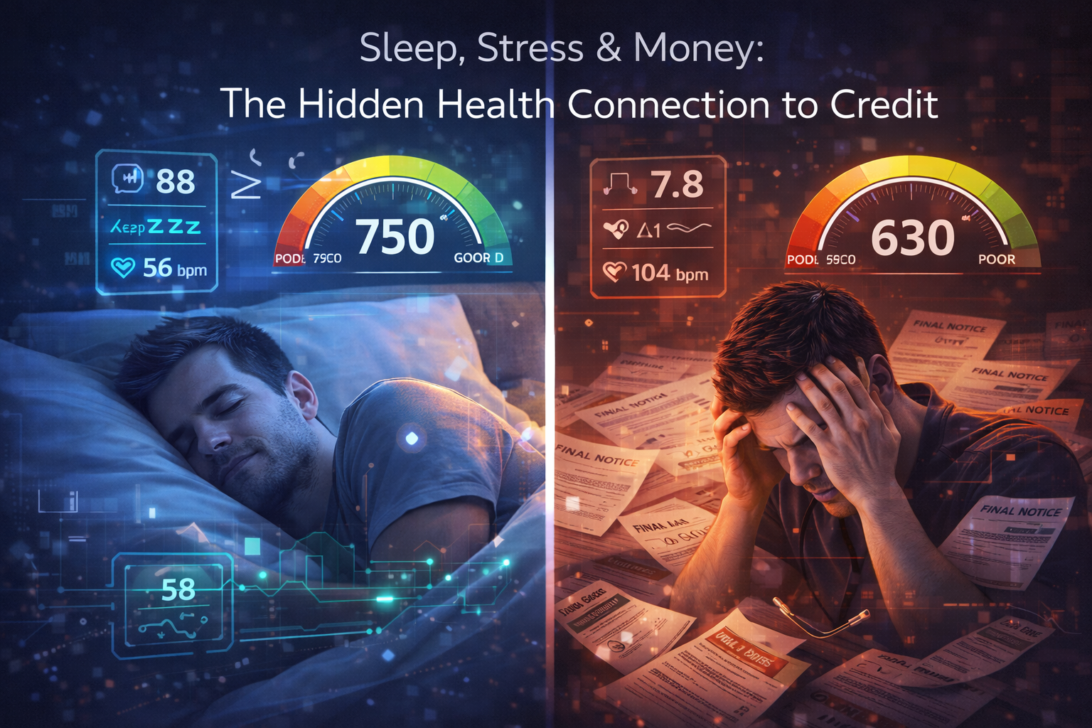 Sleep, Stress & Money: The Hidden Health Connection to Credit 2 Sleep, Stress & Money: The Hidden Health Connection to Credit