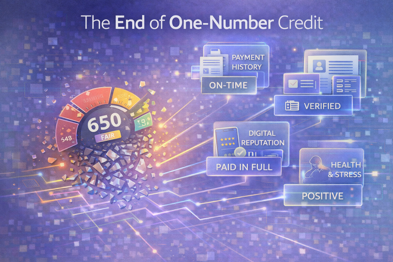 The End of One-Number Credit 2 The End of One-Number Credit