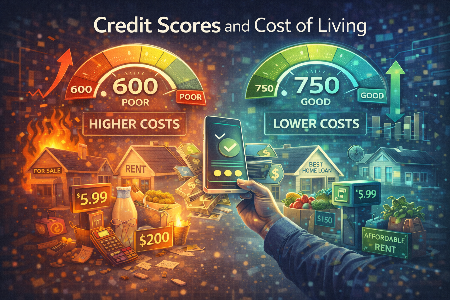Credit Scores and Cost of Living: Why More People Are Seeing Drops 2 Credit Scores and Cost of Living: Why More People Are Seeing Drops