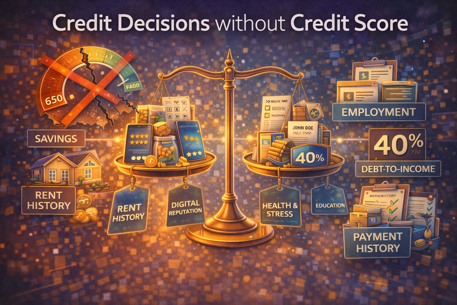 Credit Decisions Without Looking at Your Credit Score 2 Credit Decisions Without Looking at Your Credit Score