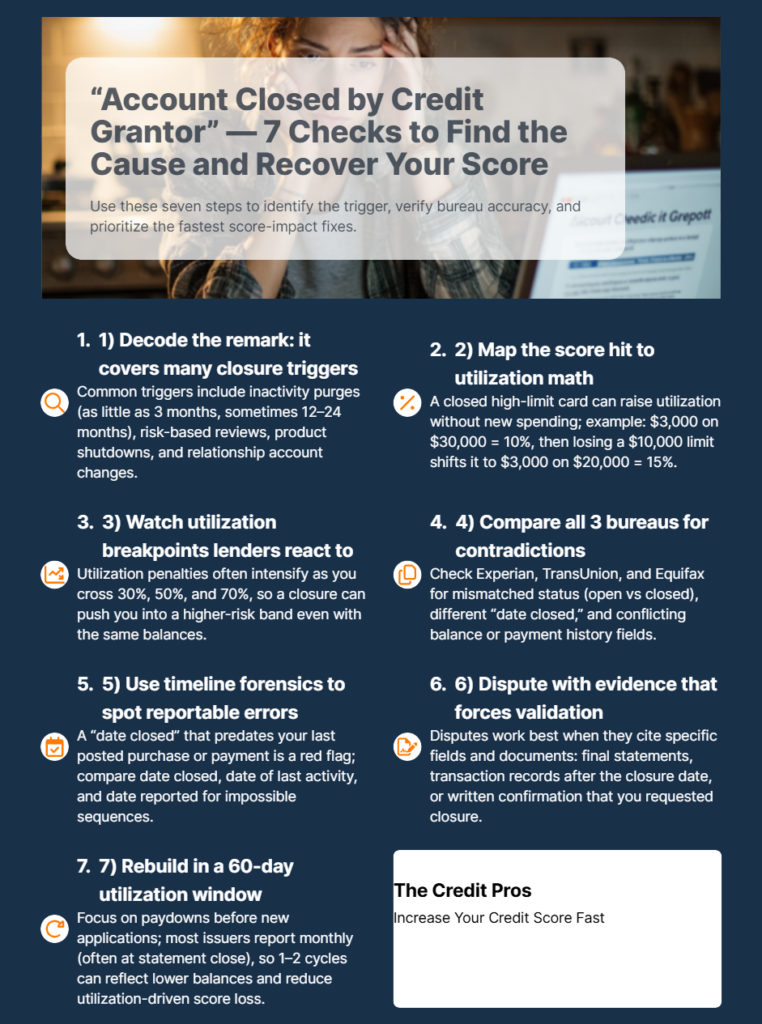How to Handle “Account Closed by Credit Grantor”: What It Means and How to Rebuild Fast 3 how to handle account closed by credit grantor what it means and how to rebuild fast