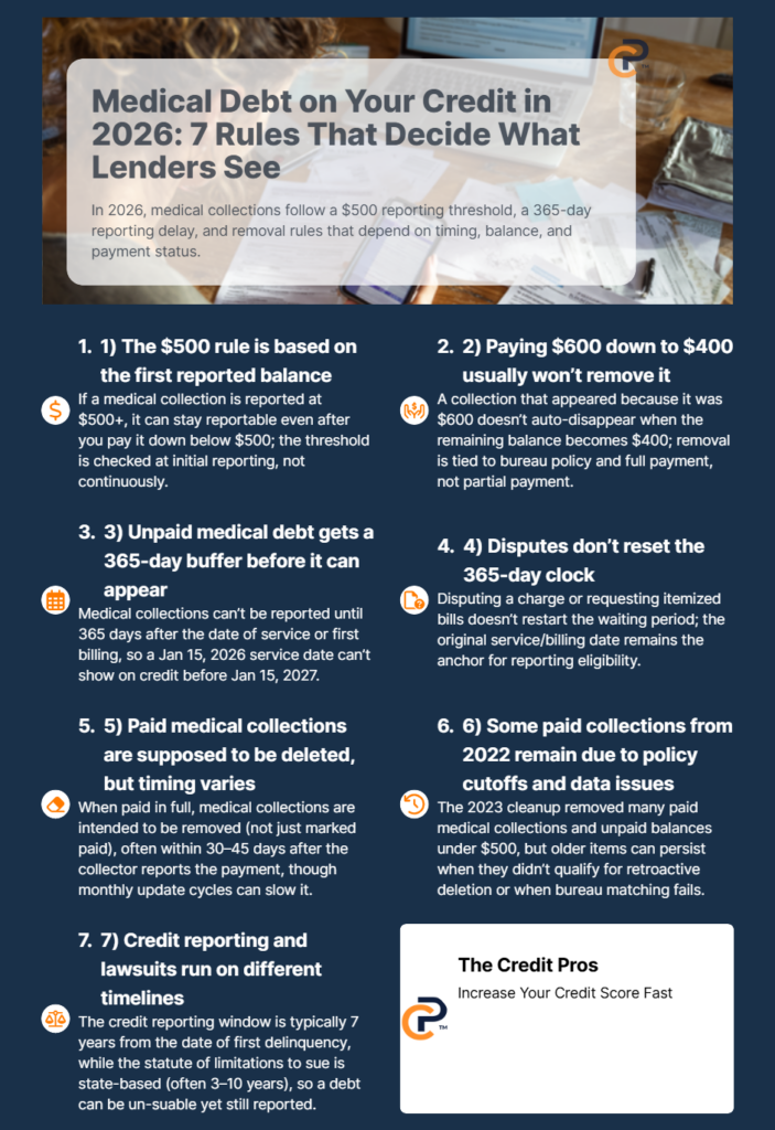 Medical Collections in 2026: What Still Shows Up, What Doesn’t, and How to Handle Old Medical Debt 3 medical collections in 2026