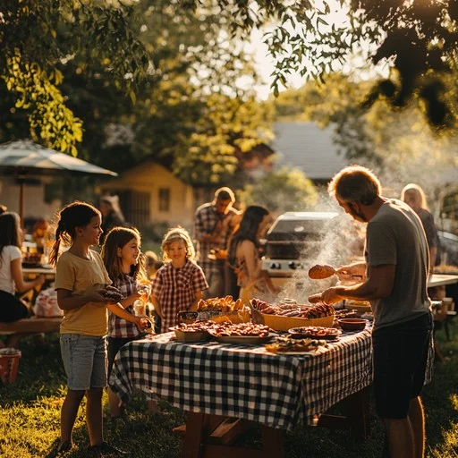 New Enrollment (50% off) 1 outdoor family barbecue